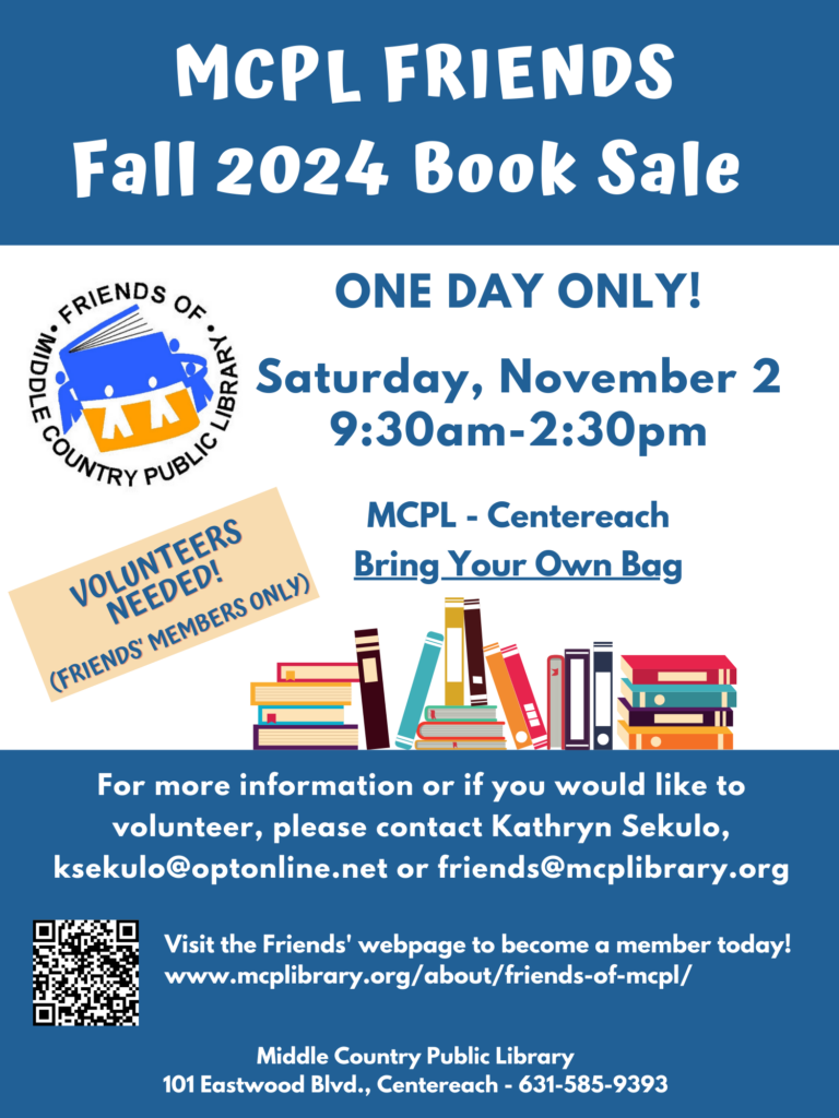 November 2024 Friends book sale